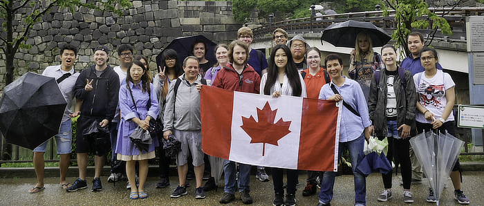 Students from the Kyoto Field School, Summer 2017